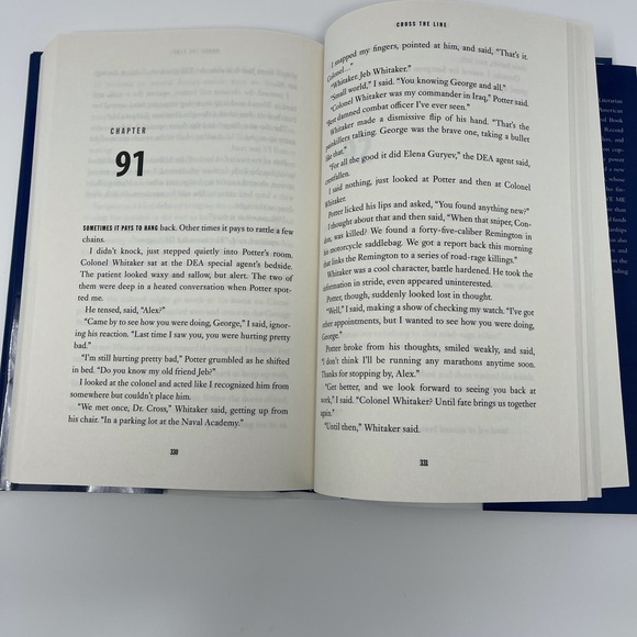 CROSS THE LINE Hardback Book by James Patterson - Picture 5 of 7